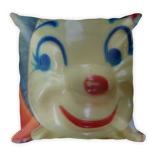 Vintage Clown Double Sided Throw Pillow #4 - Side Eye