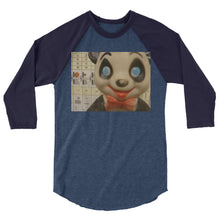 Panda #2 3/4 sleeve raglan shirt