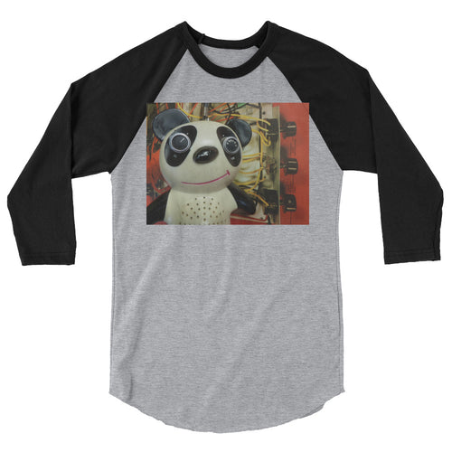 Panda #1 3/4 sleeve raglan shirt