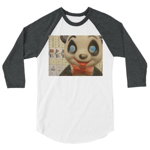 Panda #2 3/4 sleeve raglan shirt