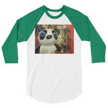Panda #1 3/4 sleeve raglan shirt